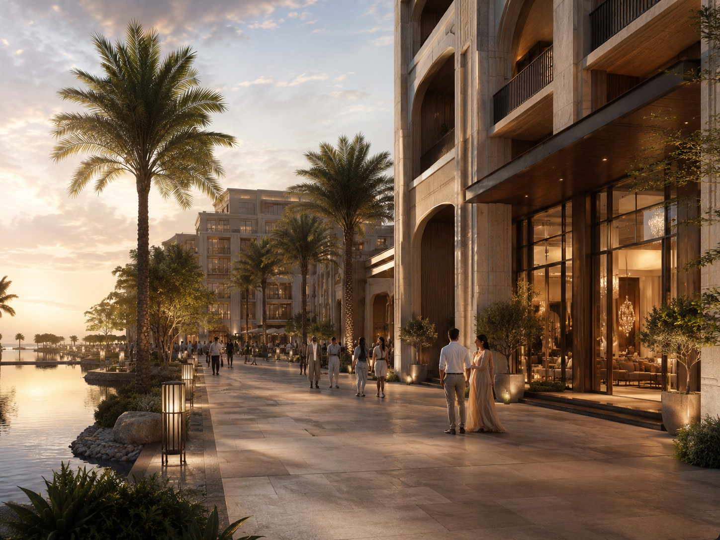 Retail, dining and hotel